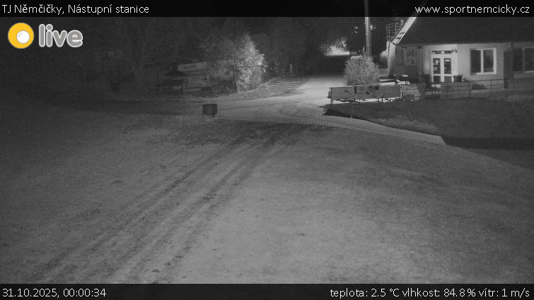 TJ Němčičky - Nástupní stanice - 31.10.2025 v 00:00 TJ Němčičky - Nástupní stanice - 31.10.2025 v 00:00