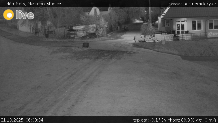 TJ Němčičky - Nástupní stanice - 31.10.2025 v 06:00 TJ Němčičky - Nástupní stanice - 31.10.2025 v 06:00