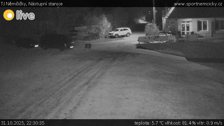 TJ Němčičky - Nástupní stanice - 31.10.2025 v 22:30 TJ Němčičky - Nástupní stanice - 31.10.2025 v 22:30