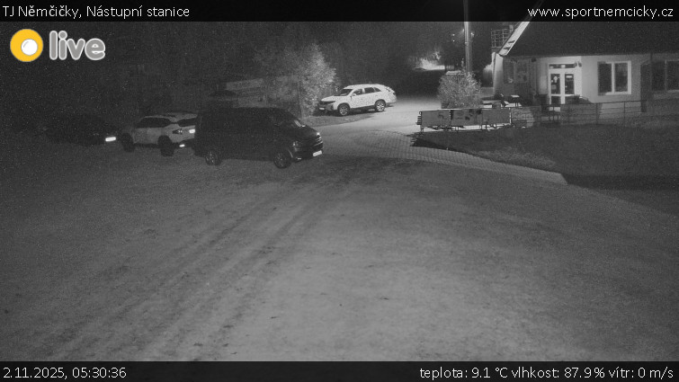 TJ Němčičky - Nástupní stanice - 2.11.2025 v 05:30 TJ Němčičky - Nástupní stanice - 2.11.2025 v 05:30
