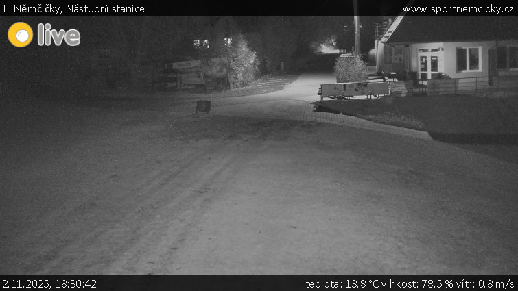 TJ Němčičky - Nástupní stanice - 2.11.2025 v 18:30 TJ Němčičky - Nástupní stanice - 2.11.2025 v 18:30