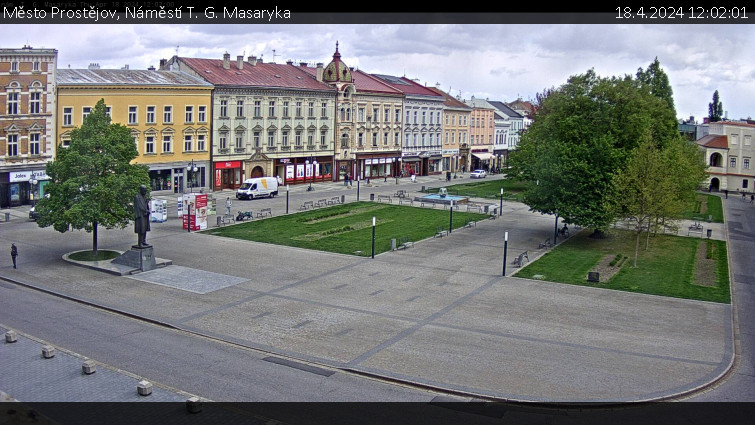 Město Prostějov - Náměstí T. G. Masaryka - 18.4.2024 v 12:02
