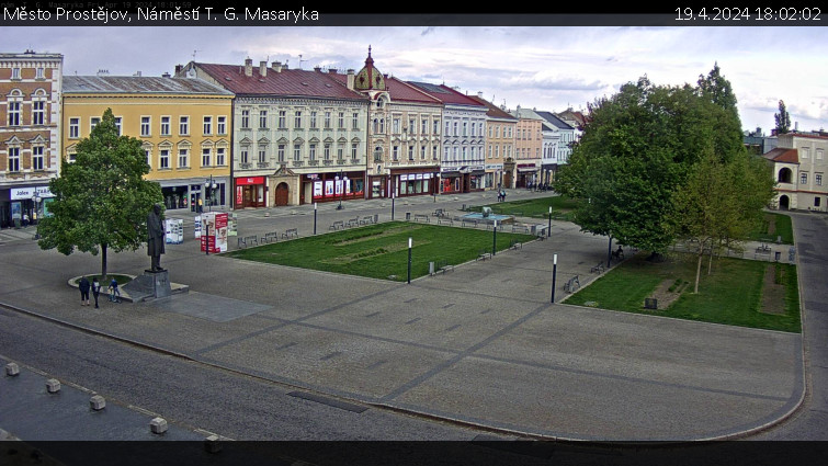 Město Prostějov - Náměstí T. G. Masaryka - 19.4.2024 v 18:02
