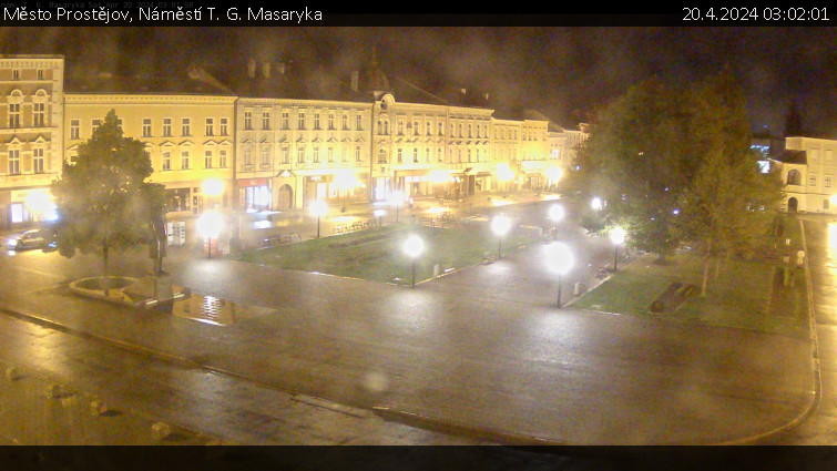 Město Prostějov - Náměstí T. G. Masaryka - 20.4.2024 v 03:02