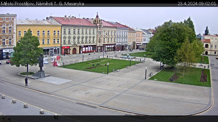 Město Prostějov - Náměstí T. G. Masaryka - 23.4.2024 v 09:02
