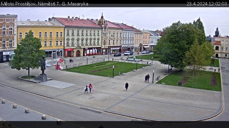 Město Prostějov - Náměstí T. G. Masaryka - 23.4.2024 v 12:02