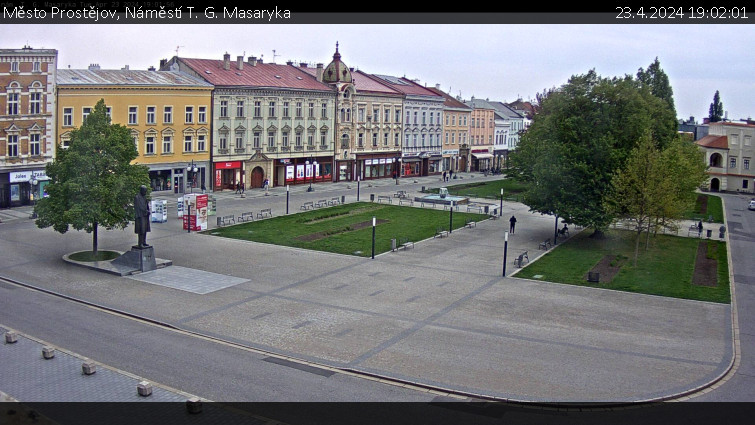 Město Prostějov - Náměstí T. G. Masaryka - 23.4.2024 v 19:02
