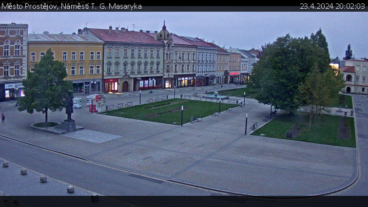 Město Prostějov - Náměstí T. G. Masaryka - 23.4.2024 v 20:02