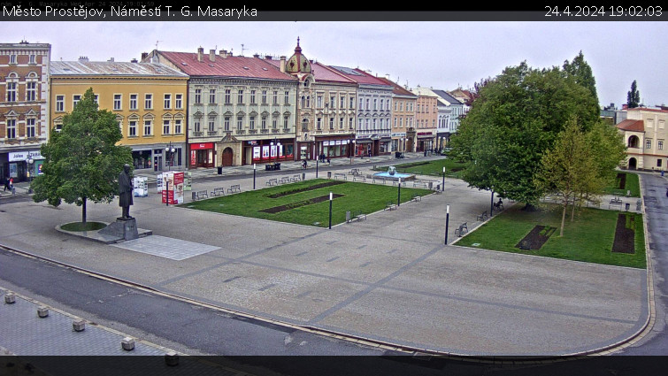 Město Prostějov - Náměstí T. G. Masaryka - 24.4.2024 v 19:02