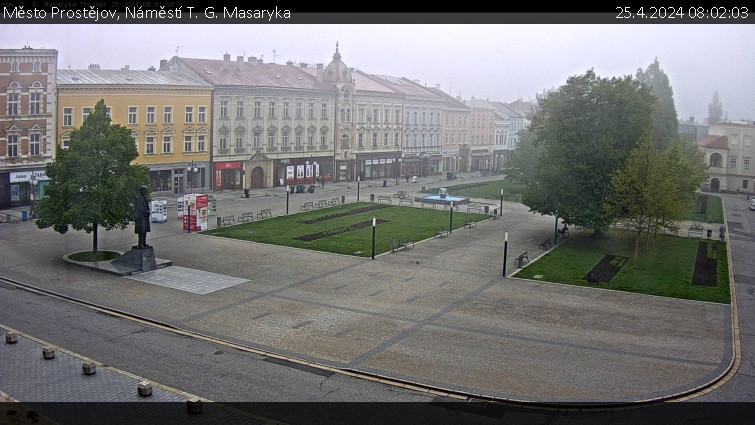 Město Prostějov - Náměstí T. G. Masaryka - 25.4.2024 v 08:02