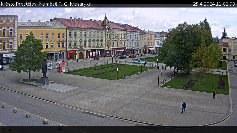 Město Prostějov - Náměstí T. G. Masaryka - 25.4.2024 v 11:02