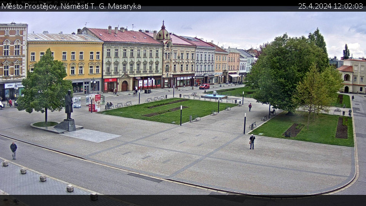 Město Prostějov - Náměstí T. G. Masaryka - 25.4.2024 v 12:02