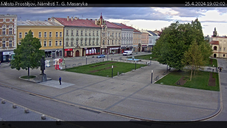 Město Prostějov - Náměstí T. G. Masaryka - 25.4.2024 v 19:02