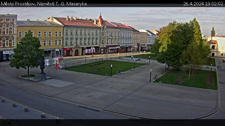 Město Prostějov - Náměstí T. G. Masaryka - 26.4.2024 v 19:02