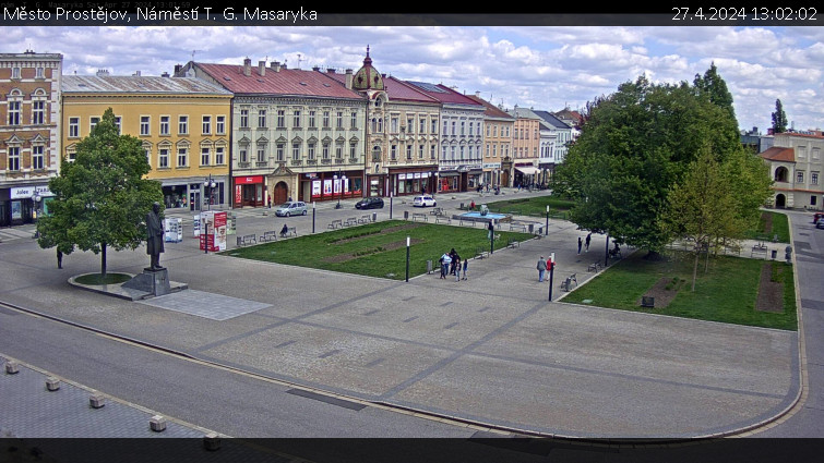 Město Prostějov - Náměstí T. G. Masaryka - 27.4.2024 v 13:02