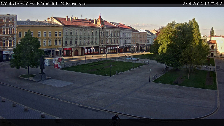 Město Prostějov - Náměstí T. G. Masaryka - 27.4.2024 v 19:02