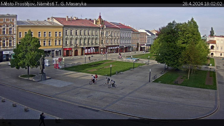Město Prostějov - Náměstí T. G. Masaryka - 28.4.2024 v 18:02