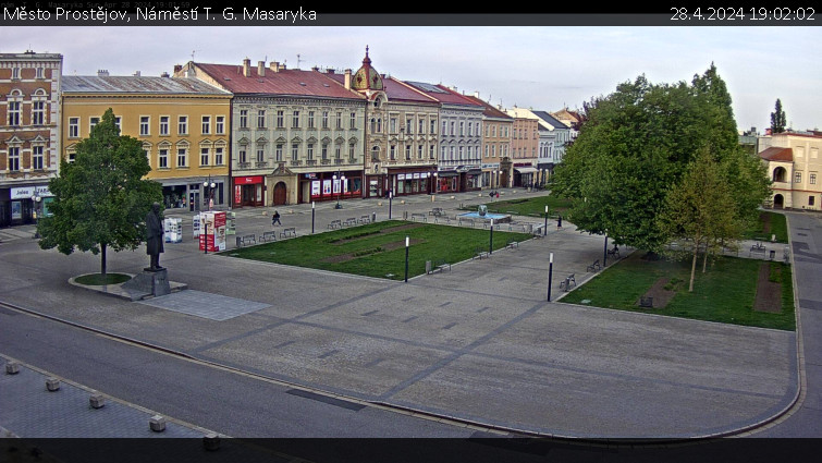 Město Prostějov - Náměstí T. G. Masaryka - 28.4.2024 v 19:02