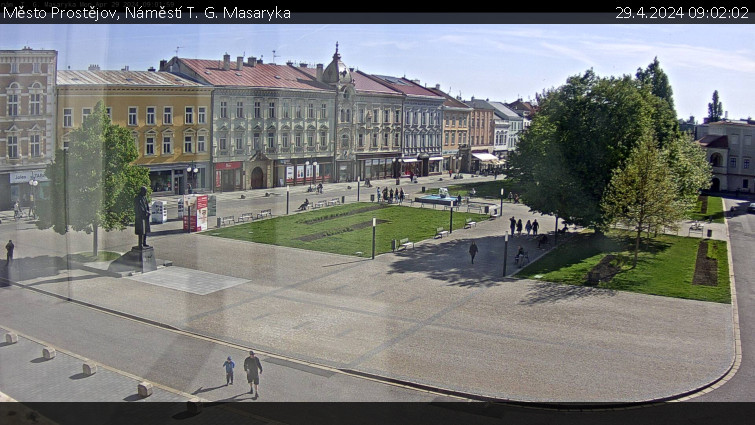 Město Prostějov - Náměstí T. G. Masaryka - 29.4.2024 v 09:02