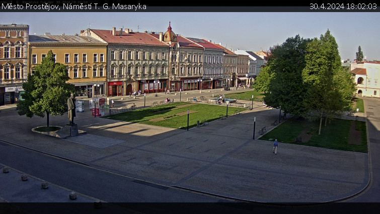 Město Prostějov - Náměstí T. G. Masaryka - 30.4.2024 v 18:02