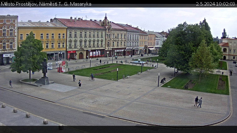 Město Prostějov - Náměstí T. G. Masaryka - 2.5.2024 v 10:02