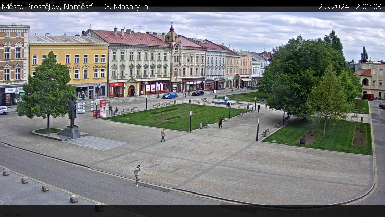 Město Prostějov - Náměstí T. G. Masaryka - 2.5.2024 v 12:02