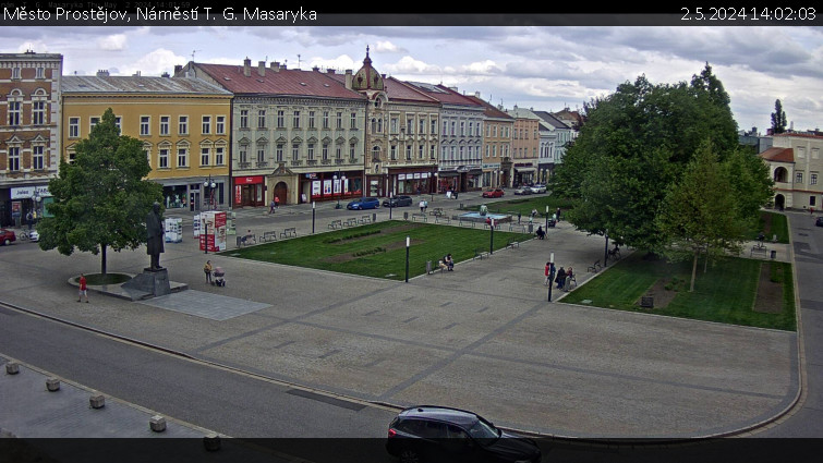 Město Prostějov - Náměstí T. G. Masaryka - 2.5.2024 v 14:02