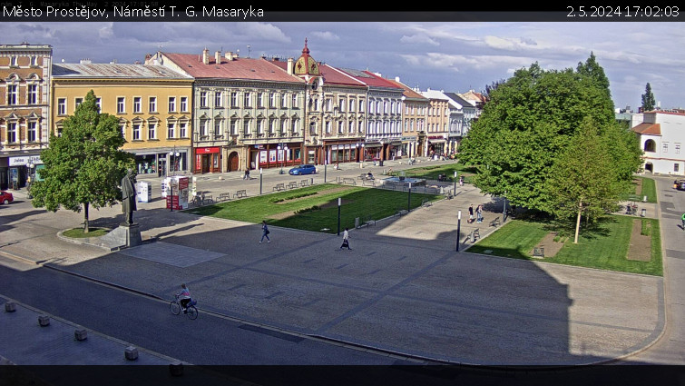 Město Prostějov - Náměstí T. G. Masaryka - 2.5.2024 v 17:02