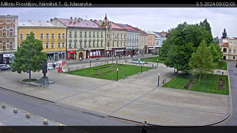 Město Prostějov - Náměstí T. G. Masaryka - 3.5.2024 v 09:02