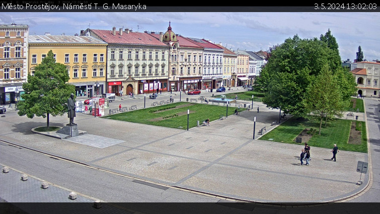 Město Prostějov - Náměstí T. G. Masaryka - 3.5.2024 v 13:02