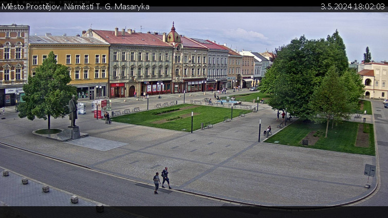 Město Prostějov - Náměstí T. G. Masaryka - 3.5.2024 v 18:02
