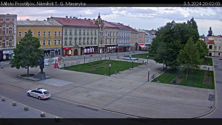 Město Prostějov - Náměstí T. G. Masaryka - 3.5.2024 v 20:02