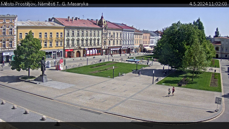 Město Prostějov - Náměstí T. G. Masaryka - 4.5.2024 v 11:02