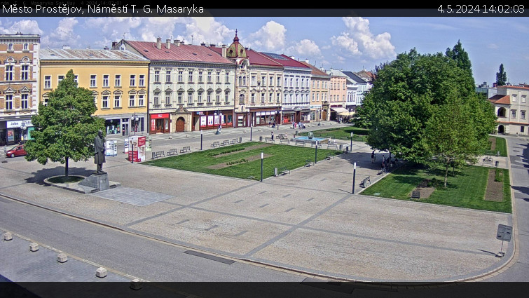 Město Prostějov - Náměstí T. G. Masaryka - 4.5.2024 v 14:02