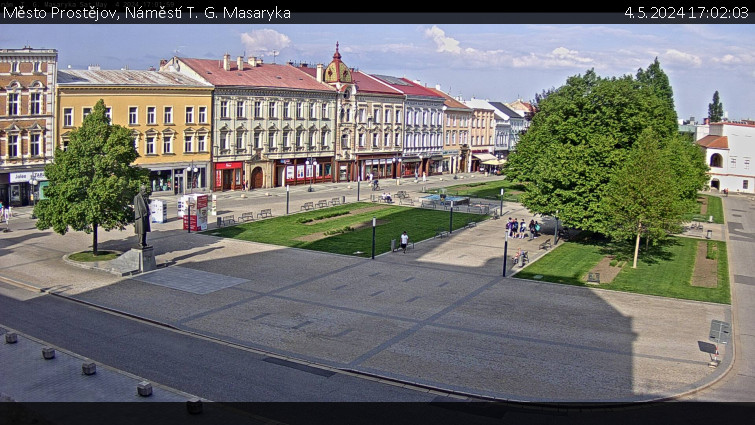 Město Prostějov - Náměstí T. G. Masaryka - 4.5.2024 v 17:02