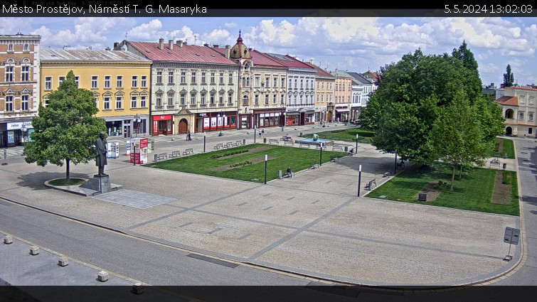 Město Prostějov - Náměstí T. G. Masaryka - 5.5.2024 v 13:02