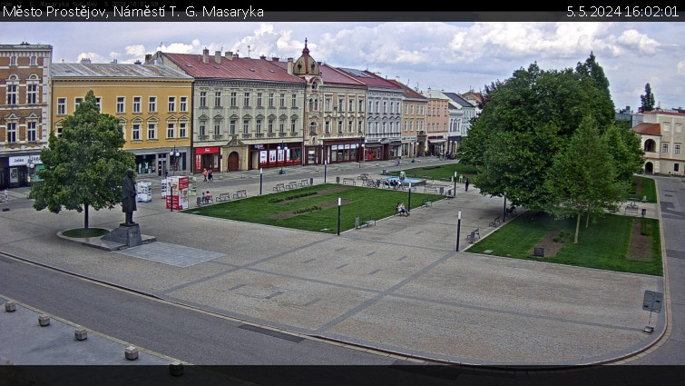 Město Prostějov - Náměstí T. G. Masaryka - 5.5.2024 v 16:02