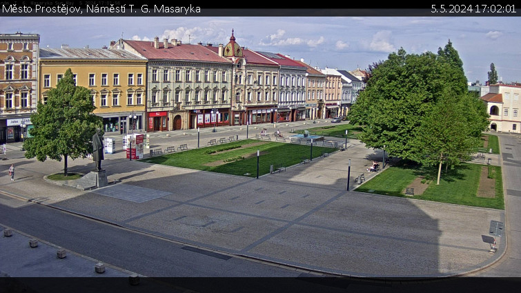Město Prostějov - Náměstí T. G. Masaryka - 5.5.2024 v 17:02