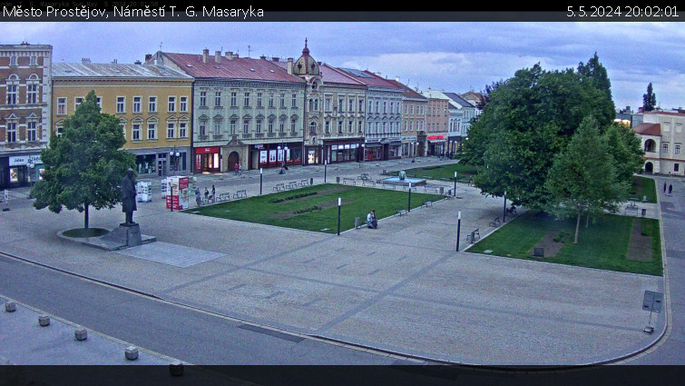 Město Prostějov - Náměstí T. G. Masaryka - 5.5.2024 v 20:02