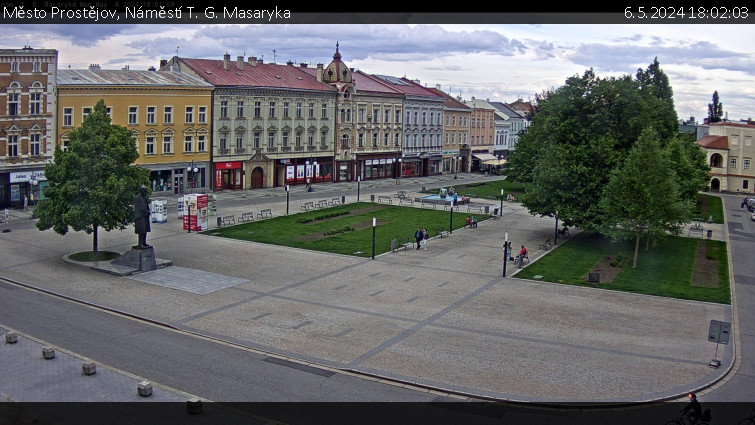 Město Prostějov - Náměstí T. G. Masaryka - 6.5.2024 v 18:02