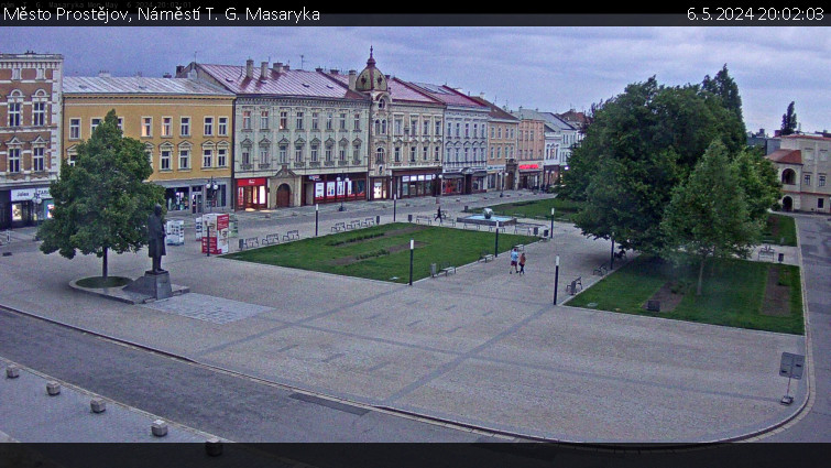 Město Prostějov - Náměstí T. G. Masaryka - 6.5.2024 v 20:02