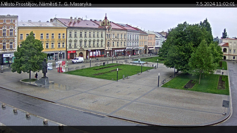 Město Prostějov - Náměstí T. G. Masaryka - 7.5.2024 v 11:02