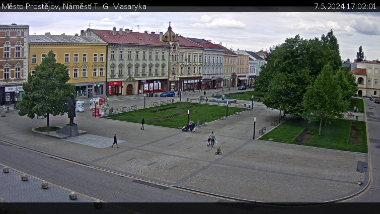 Město Prostějov - Náměstí T. G. Masaryka - 7.5.2024 v 17:02