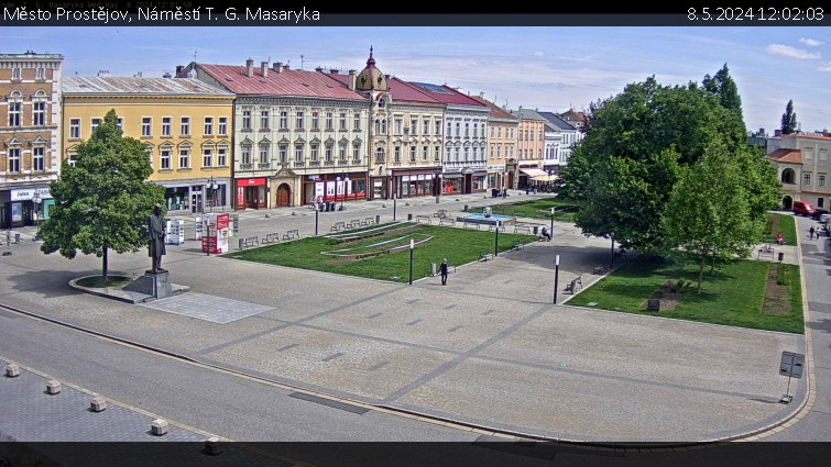 Město Prostějov - Náměstí T. G. Masaryka - 8.5.2024 v 12:02