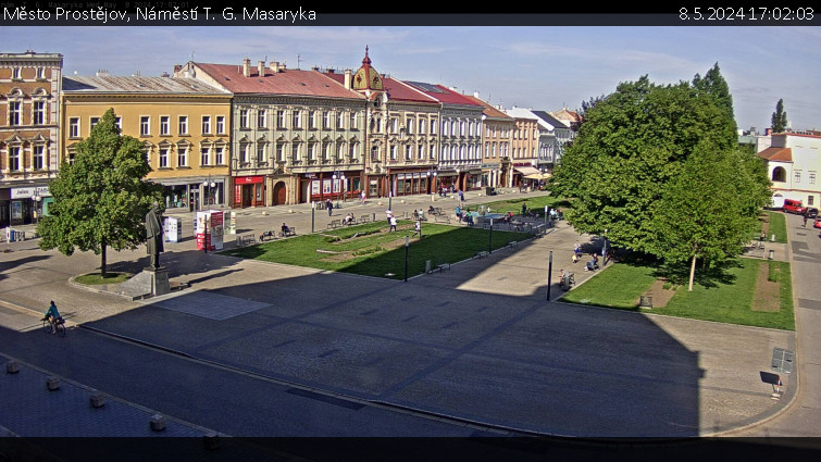 Město Prostějov - Náměstí T. G. Masaryka - 8.5.2024 v 17:02
