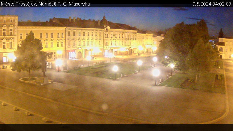 Město Prostějov - Náměstí T. G. Masaryka - 9.5.2024 v 04:02