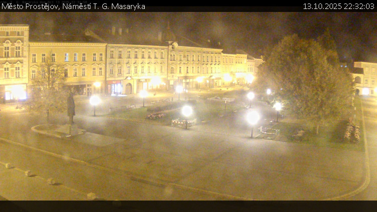 Město Prostějov - Náměstí T. G. Masaryka - 13.10.2025 v 22:32 Město Prostějov - Náměstí T. G. Masaryka - 13.10.2025 v 22:32