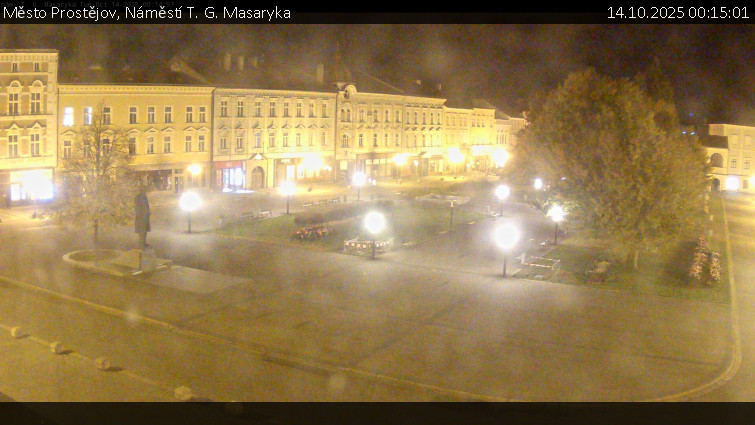 Město Prostějov - Náměstí T. G. Masaryka - 14.10.2025 v 00:15 Město Prostějov - Náměstí T. G. Masaryka - 14.10.2025 v 00:15