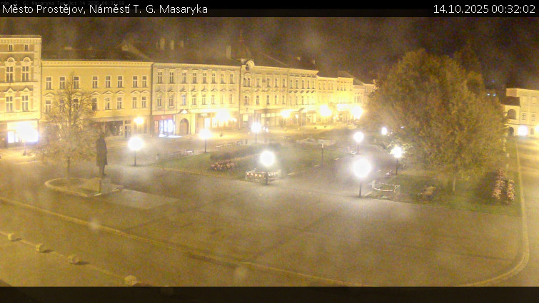 Město Prostějov - Náměstí T. G. Masaryka - 14.10.2025 v 00:32 Město Prostějov - Náměstí T. G. Masaryka - 14.10.2025 v 00:32