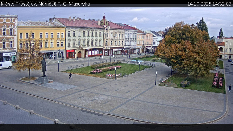 Město Prostějov - Náměstí T. G. Masaryka - 14.10.2025 v 14:32 Město Prostějov - Náměstí T. G. Masaryka - 14.10.2025 v 14:32